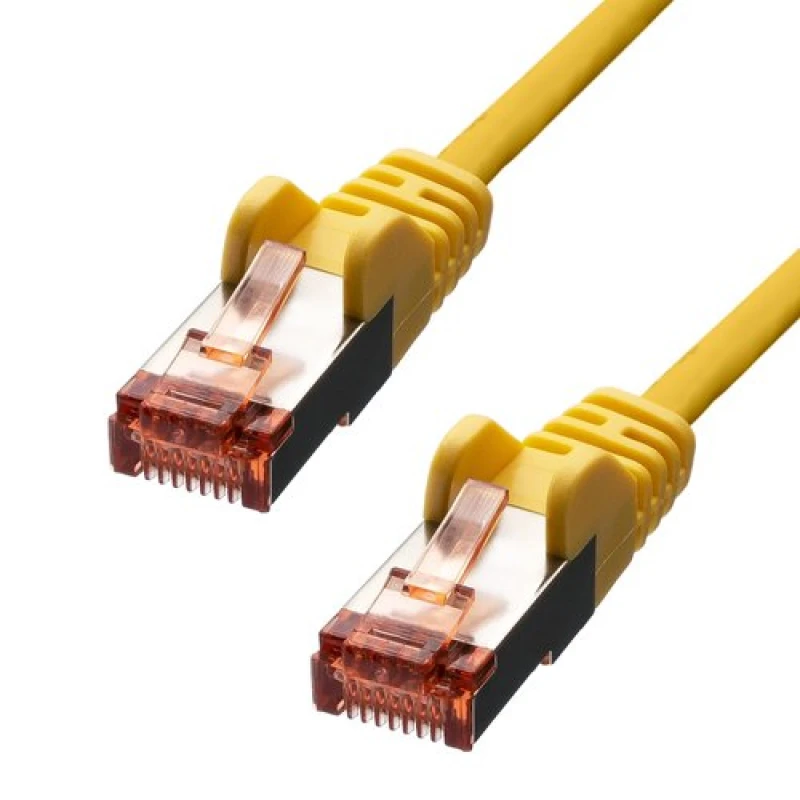 Image of ProXtend CAT6 F/UTP CCA PVC Ethernet Cable Yellow 1.5m