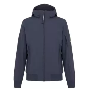 Image of CP COMPANY Lens Soft Shell Jacket - Blue