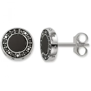 image of Thomas Sabo Glam & Soul Classic Pave Black Stud Earrings