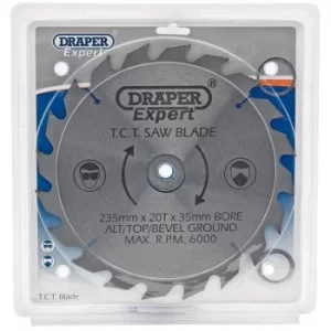 Image of Draper Expert TCT Saw Blade 235X35mmx20T
