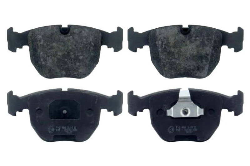 Image of SWAG 20 91 6345 Brake pad set Front Axle, prepared for wear warning indicator, with piston clip Brake Pad Set,disc brake (402)