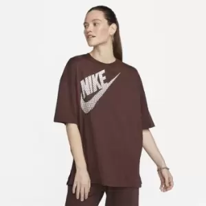 Image of Nike Nsw Tee Ss Gfx Dnc - Brown