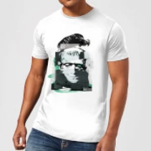 Image of Universal Monsters Frankenstein Collage Mens T-Shirt - White - 3XL