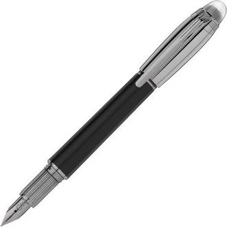 Image of Mont Blanc - Starwalker Ultrablack Doue Fountain Pen (f) - Fountain Pens - Black