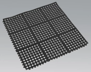 image of Sealey MIC9292 Interlocking Anti-Fatigue Matting 920 x 920mm