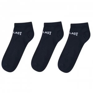 Image of Everlast 3 Pack Trainer Socks Ladies - Navy
