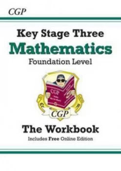 Image of Ks3 Maths Workbook with Online Edition - Foundation Hardback