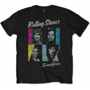 Image of Rolling Stones Some Girls Black Mens T Shirt: Large
