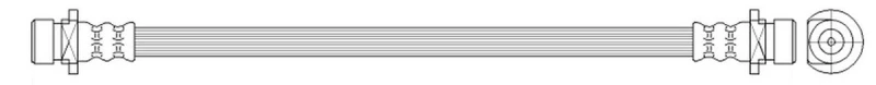 Image of K&K FT0187 Brake Hose Brake Hose (83)