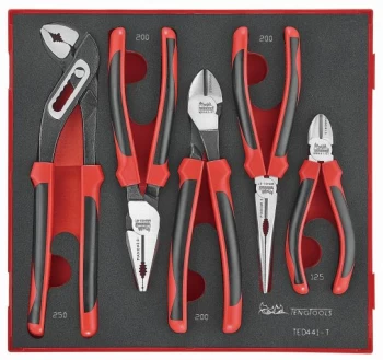 Image of Teng Tools TED441-T 5pc EVA Pliers Set