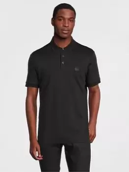 image of BOSS Parlay 143 Polo Shirt, Black, Size 2XL, Men