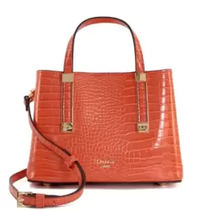 image of Dune London Dorrie Cross Strap Tote Bag - Orange