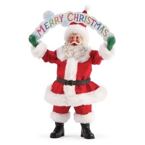 Image of Merry Christmas Santa Figurine