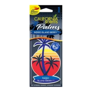 image of California Car Scents Indigo Island Berry Car Air freshener (Case Of 6)