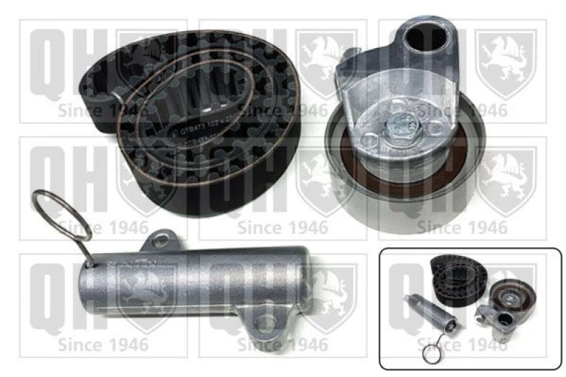 Image of QUINTON HAZELL Timing belt kit QUINTON HAZELL QBK910