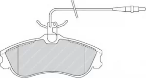 Image of Ferodo FDB1112 Brake Pad Set Front Axle Premier Car