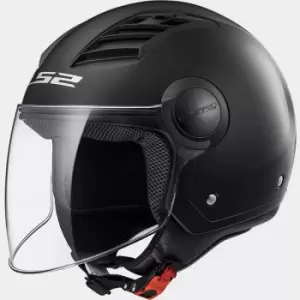 Image of LS2 OF562 Airflow Matt Black Long S