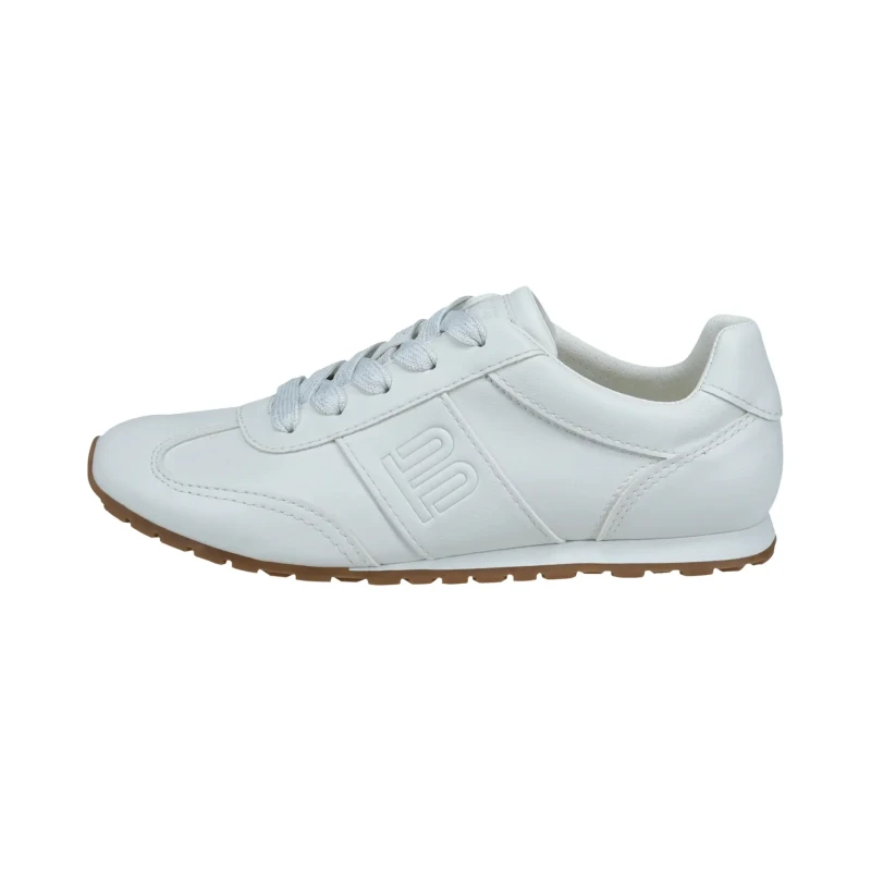 Image of TT.Bagatt Womens embossed logo trainers TT.Bagatt Blanc Female 38