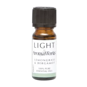 image of AromaWorks Lemongrass and Bergamot Essential Oil 10ml