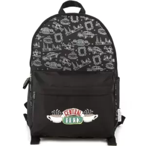 Image of Friends Central Perk Backpack (One Size) (Black)