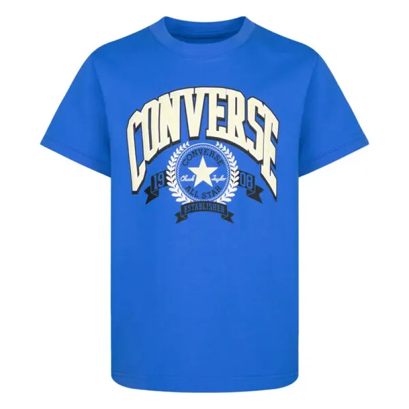 Image of Converse Kid's T-Shirt Converse Rec Club Fashion Bleu Male 13/15 ans