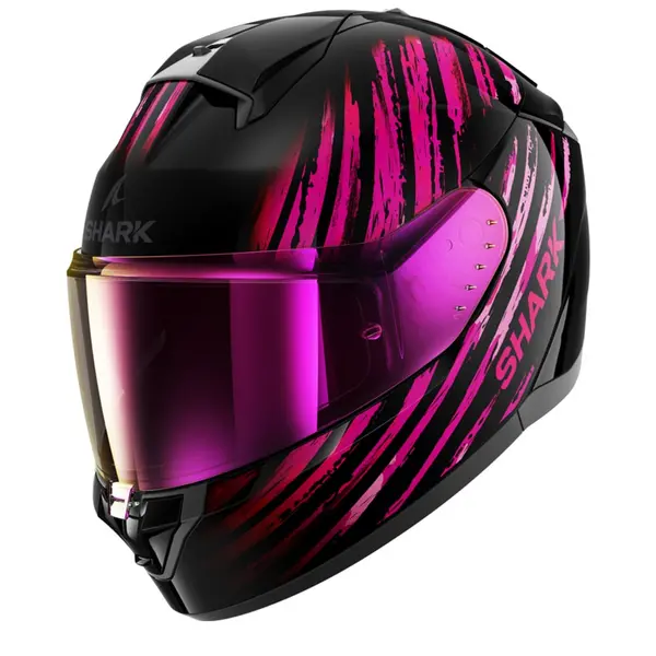 Image of Shark Ridill 2 Assya Black Violet Violet KVV Full Face Helmet Size XS