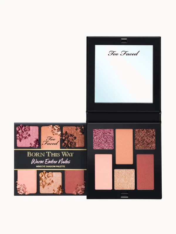 Image of Too Faced Born This Way Warm Ember Nudes Mini Eyeshadow Palette