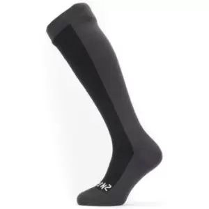 image of Sealskinz Waterproof Cold Weather Knee Length Sock - Black