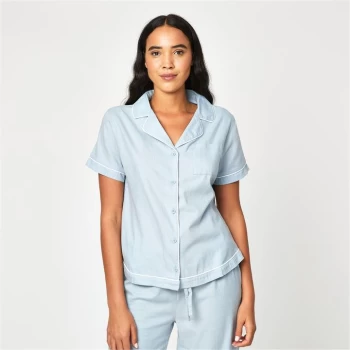 Image of Firetrap Blackseal Pyjama Top - Blue