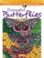 Image of creative haven entangled butterflies coloring book