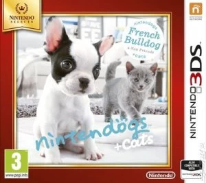 image of Nintendogs Cats French Bulldog and New Friends Nintendo 3DS Game