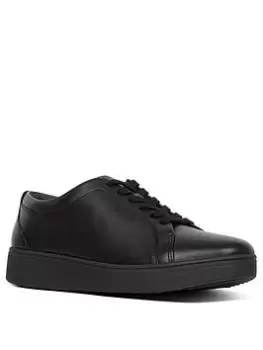 Image of FitFlop Rally Trainers - Black, Size 7, Women