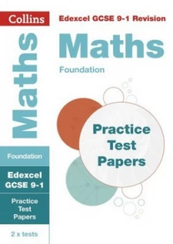 Image of Edexcel GCSE 9-1 maths foundation practice test papers by