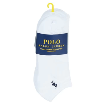 Polo Ralph Lauren ASX117 X6 mens Stockings in White - Sizes One size