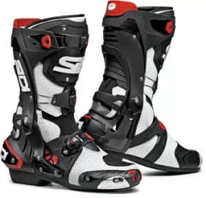 Sidi Rex Air Motorcycle Boots Black White