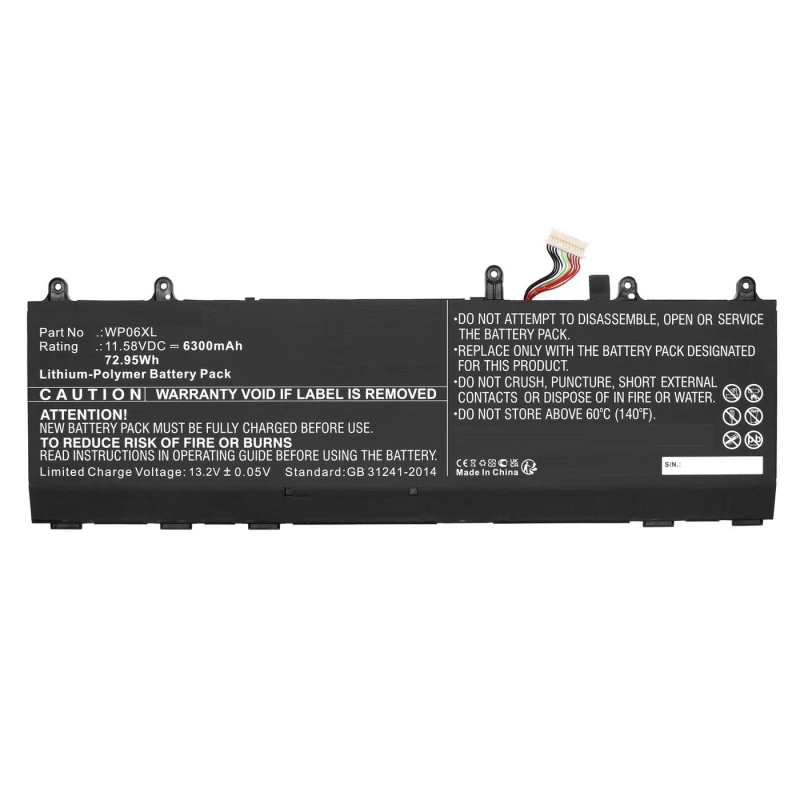 Image of CoreParts Lpop ery for HP 55.44Wh