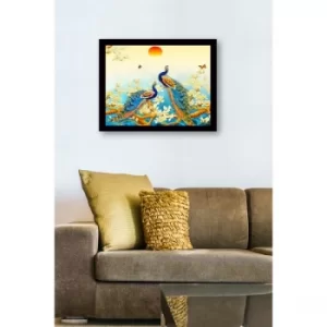 Image of SC0883 Multicolor Decorative Framed MDF Painting