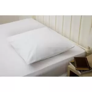 image of Easy Care Minimum Iron Continental Pillowcase White