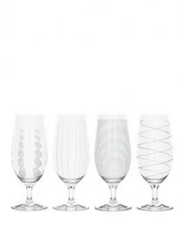 Image of Cheers Craft Beer Glasses ; Set Of 4