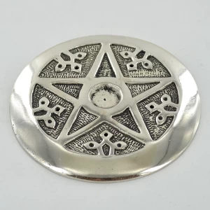 image of Pentagram Flat Incense Plate