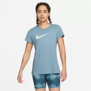 Image of Nike DriFit T Shirt Womens - Blue