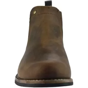Image of Woodland Mens Leather Dealer/Chelsea Boot (9 UK) (Brown)