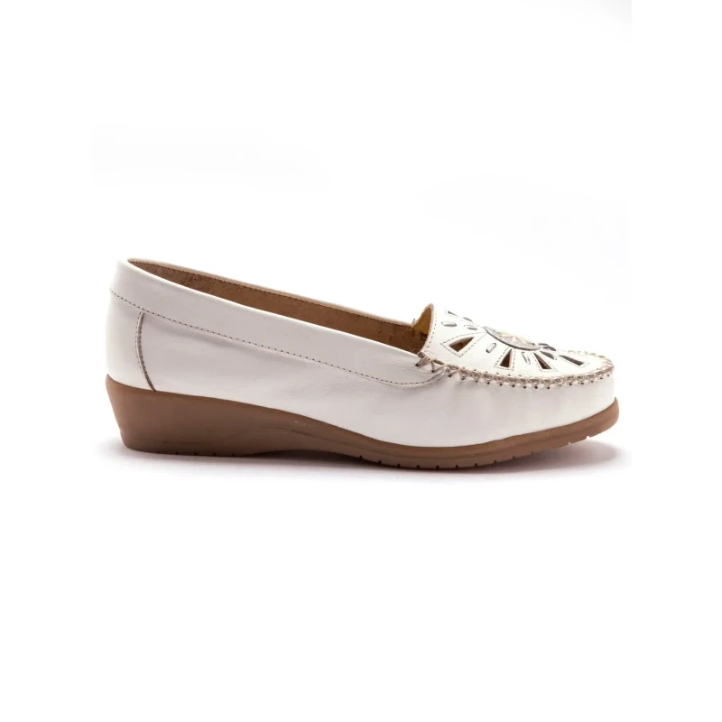 Image of Pediconfort Womens moccasins Pediconfort Blanc Female 42