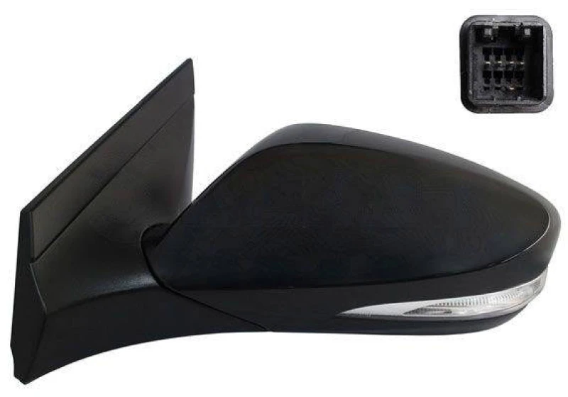 Image of ALKAR 6141612 Wing mirror Left, Electric, Convex, primed Outside Mirror (50)