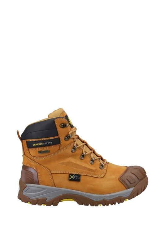 Image of Amblers Mens Honey '986' Boots in Light Brown Size: 8 Light Brown Male 8