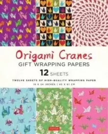 image of Origami Cranes Gift Wrapping Papers - 12 sheets : 18 x 24" (45 x 61 cm) High-Quality Wrapping Paper