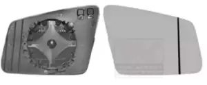 Image of VAN WEZEL Wing Mirror Glass * HAGUS * 3044838 Side Mirror Glass,Mirror Glass MERCEDES-BENZ,C-Klasse Limousine (W204),C-Klasse T-modell (S204)