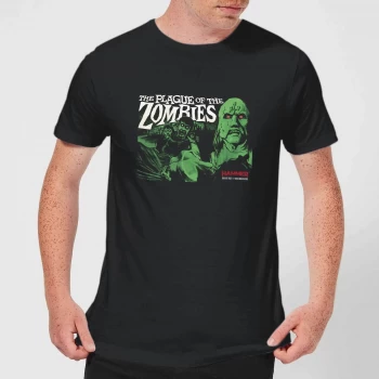 Image of Hammer Horror Plague Of The Zombies Mens T-Shirt - Black - 3XL - Black