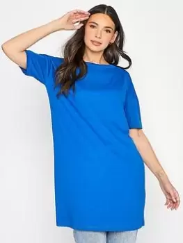 image of Long Tall Sally Cobalt Oversized Tunic, Blue, Size 12, Women