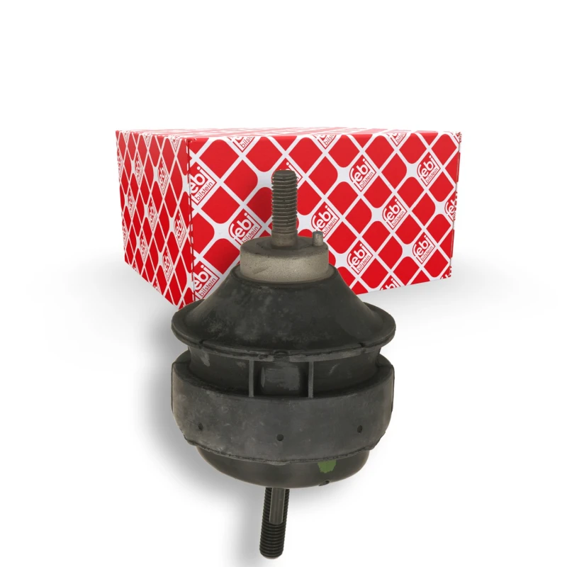 Image of FEBI BILSTEIN 30049 Engine mount Left, Hydro Mount Elastomer Engine Mounting (247)